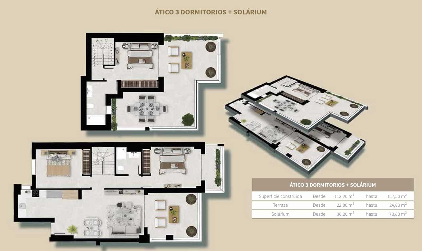 3 Zimmer Penthouse zu verkaufen in Mijas mit Pool Garage - 570.000 € (Ref: 9850296)