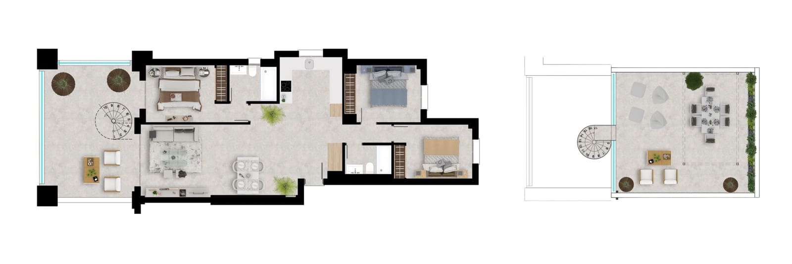 3 bedroom Penthouse for sale in Manilva with pool garage - € 625,000 (Ref: 9863441)