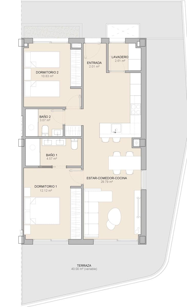 2 chambre Appartement à vendre à La Nucia avec piscine garage - 368 125 € (Ref: 9956003)