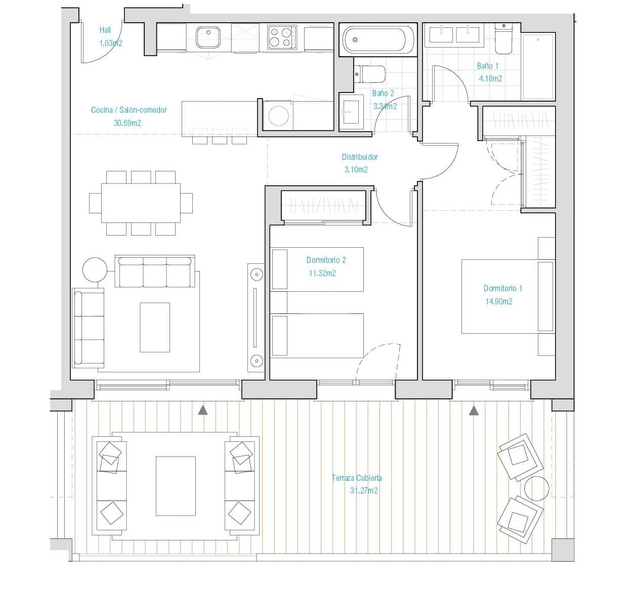 3 sypialnia Apartament na sprzedaż w Casares z basenem garażem - 446 000 € (Ref: 9958246)