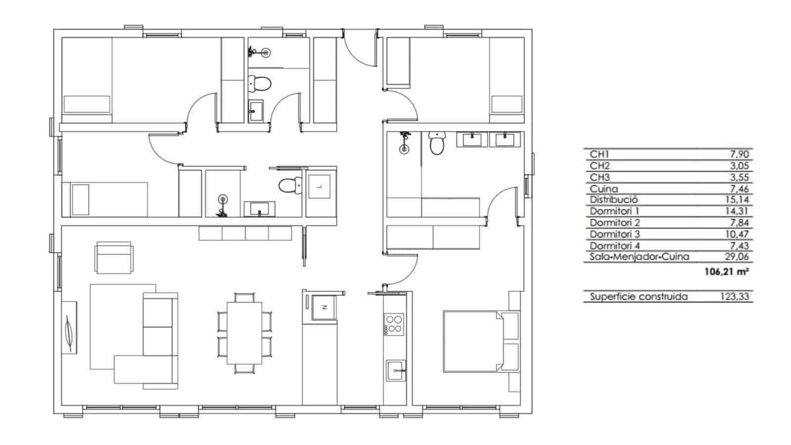 4 soveværelse Villa til salg i El Vendrell - € 354.450 (Ref: 9276423)