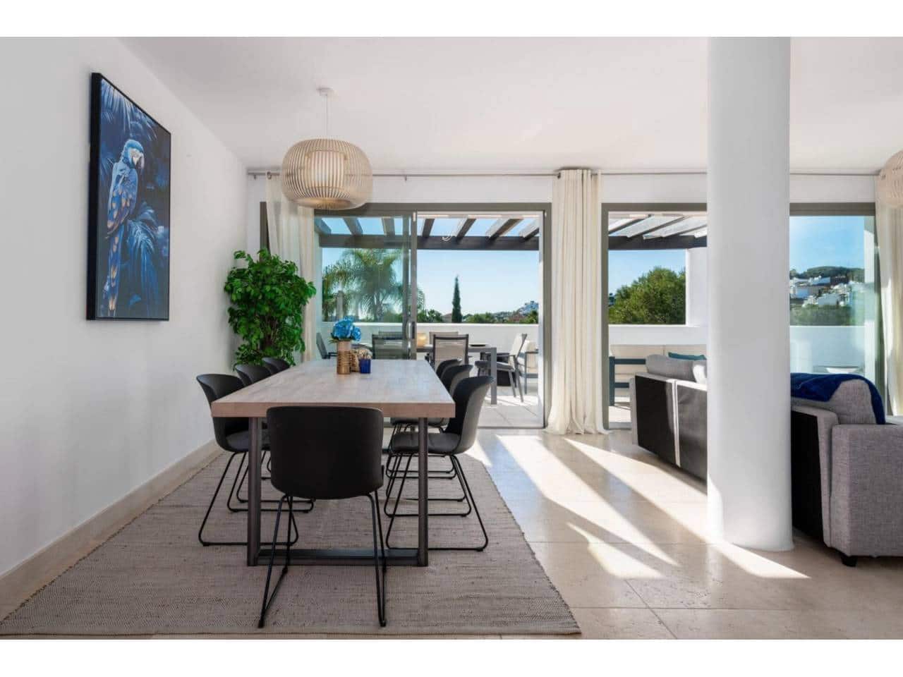 2 Zimmer Wohnung zu vermieten in Benahavis mit Pool Garage - 3.500 € (Ref: 9343383)