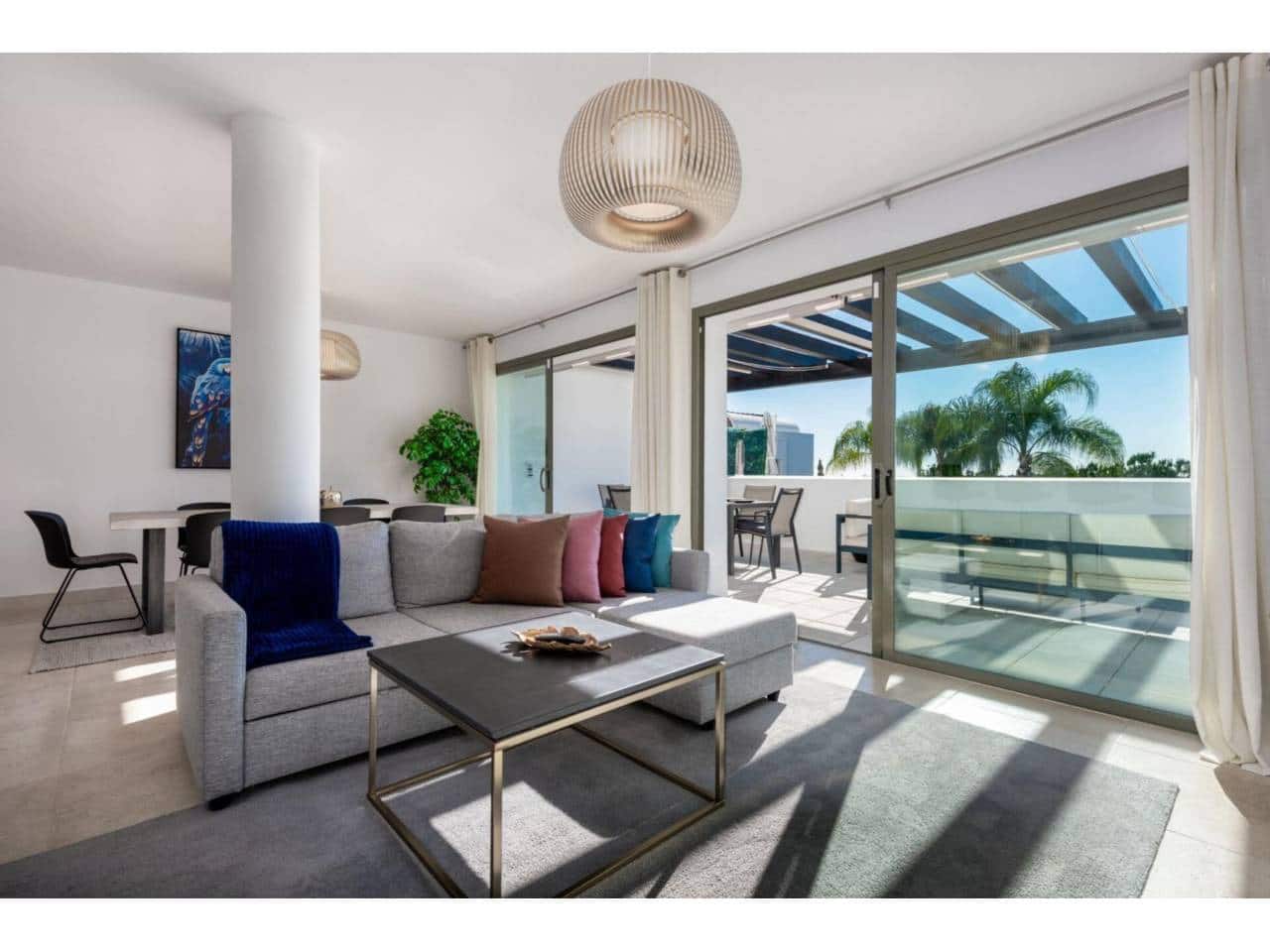 2 Zimmer Wohnung zu vermieten in Benahavis mit Pool Garage - 3.500 € (Ref: 9343383)