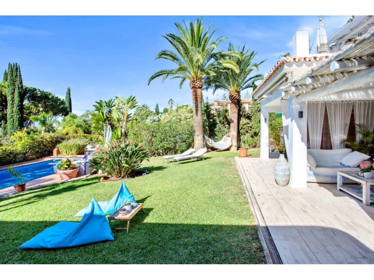 6 Zimmer Villa zu vermieten in Marbella mit Pool Garage - 7.800 € (Ref: 9395616)