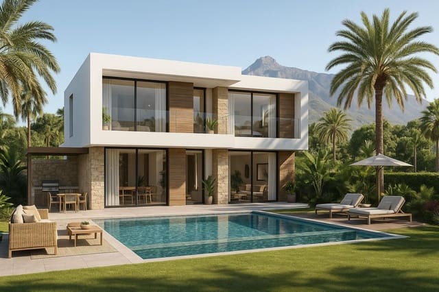 4 sypialnia Willa na sprzedaż w Atalaya-Isdabe, Estepona z garażem - 1 790 000 € (Ref: 10041891)