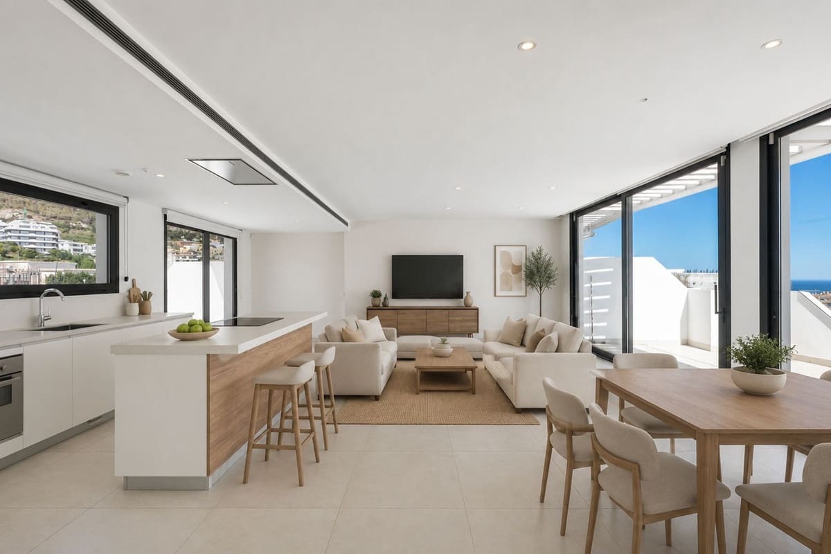Apartamento de 3 habitaciones en Fuengirola en venta con piscina garaje - 1.325.000 € (Ref: 10073036)