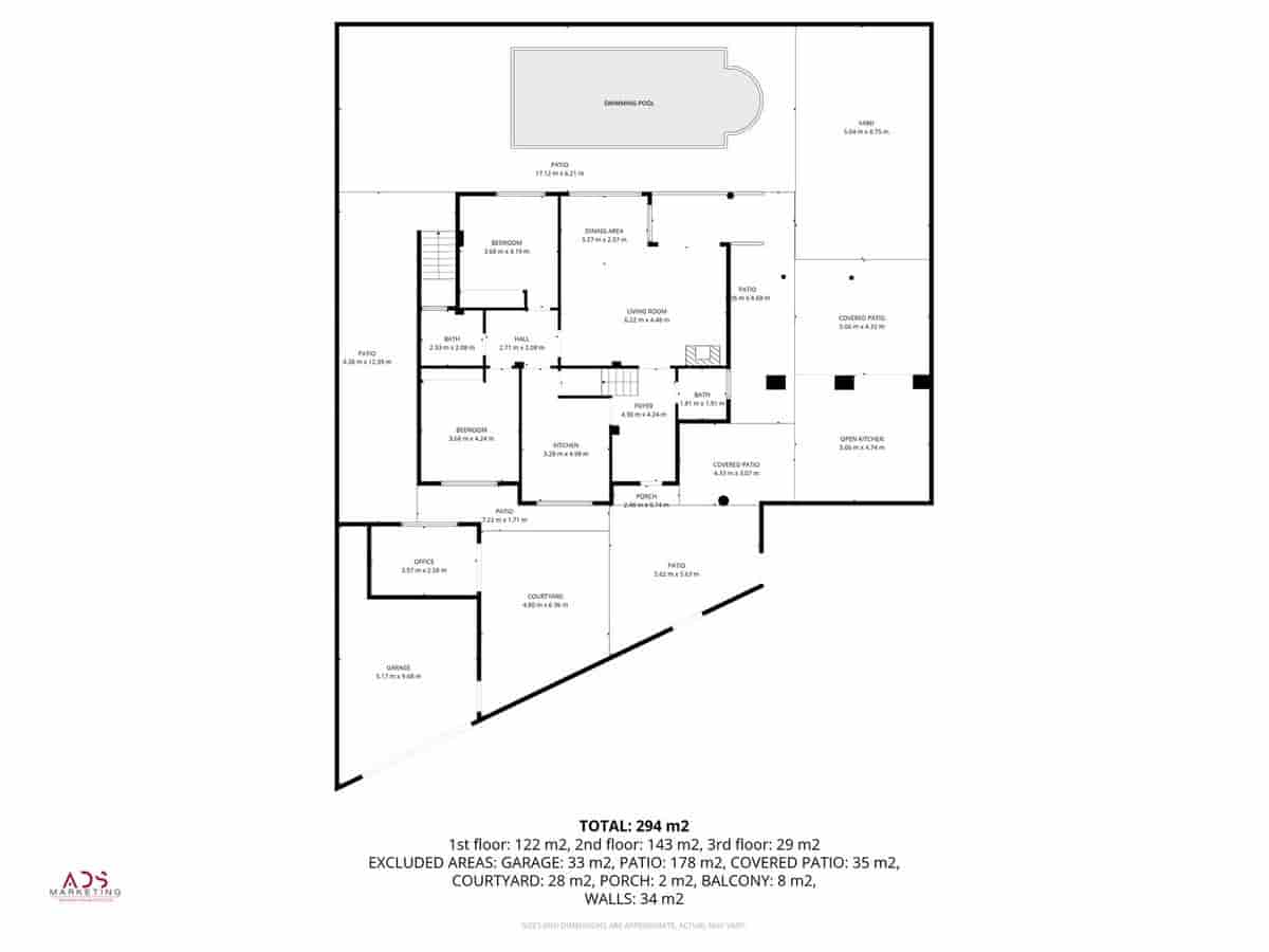 5 Zimmer Villa zu verkaufen in El Paraiso mit Pool Garage - 1.600.000 € (Ref: 10073043)