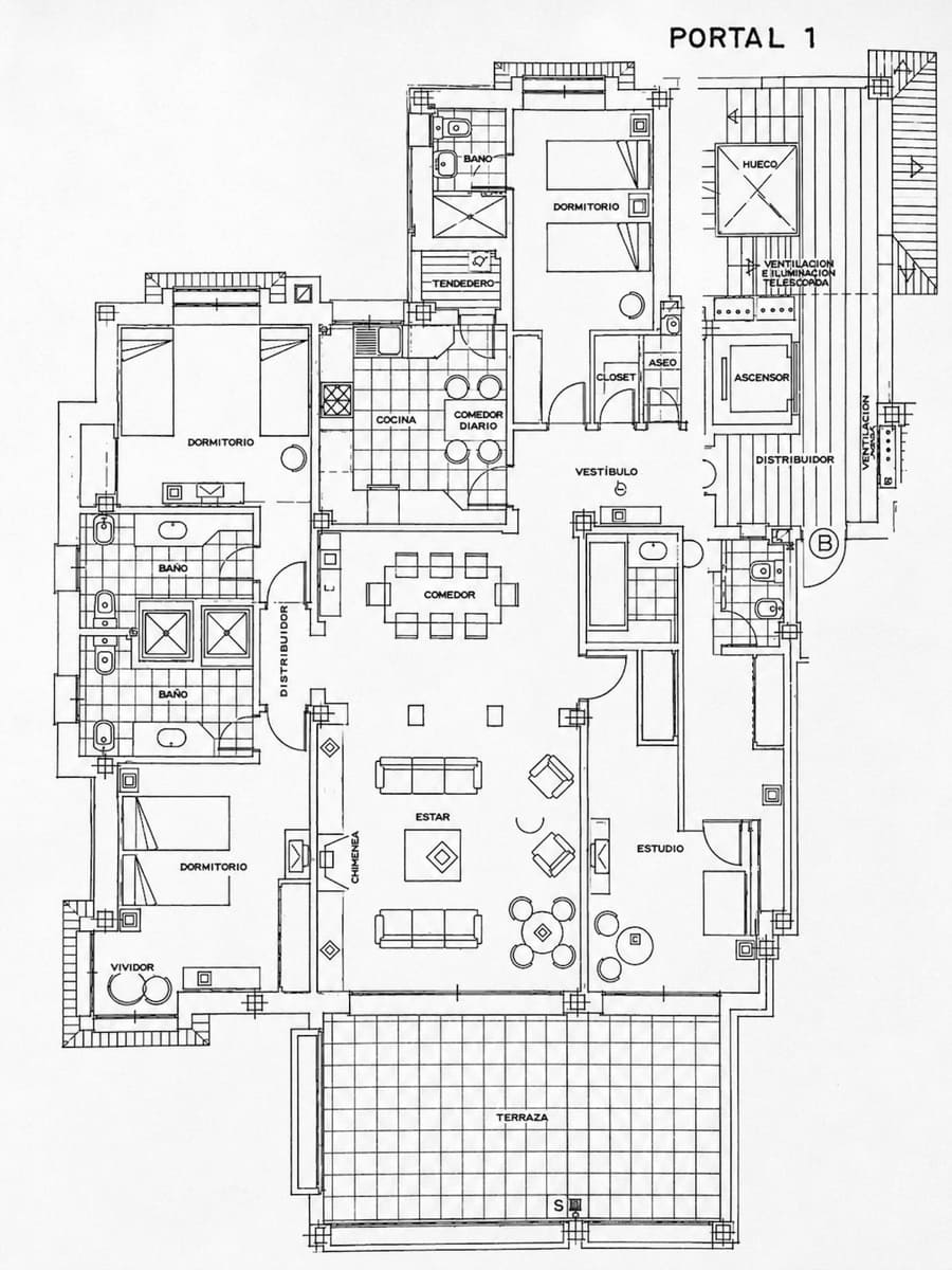 3 sypialnia Apartament na sprzedaż w El Rosario z basenem garażem - 840 000 € (Ref: 10073242)