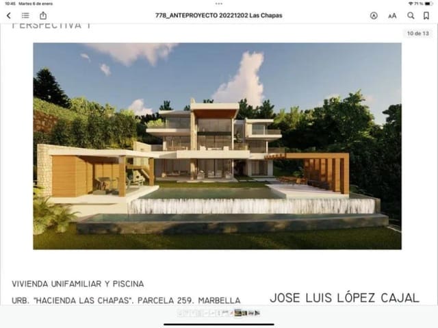 Terreno para Construção para venda em Las Chapas, Marbella - 1 000 000 € (Ref: 10079027)