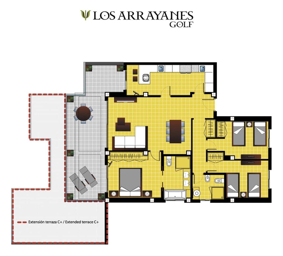 3 Zimmer Apartment zu verkaufen in Los Arqueros mit Pool Garage - 850.000 € (Ref: 10079029)