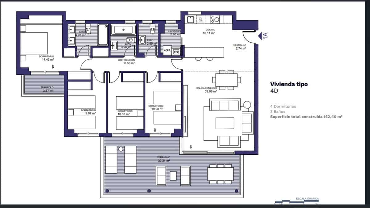 4 bedroom Apartment for sale in Fuengirola with garage - € 799,000 (Ref: 9150693)