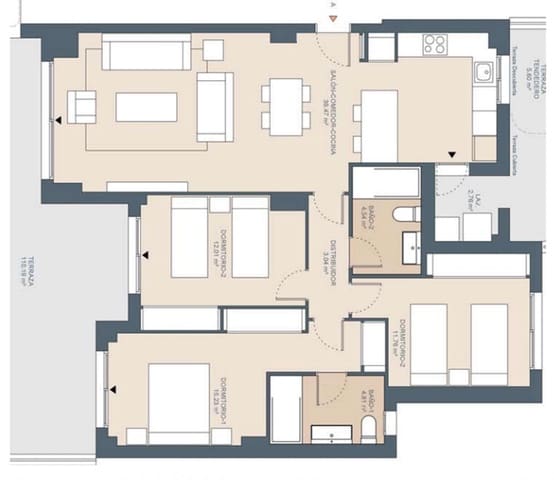 3 Zimmer Apartment zu verkaufen in Estepona - 935.000 € (Ref: 9524855)