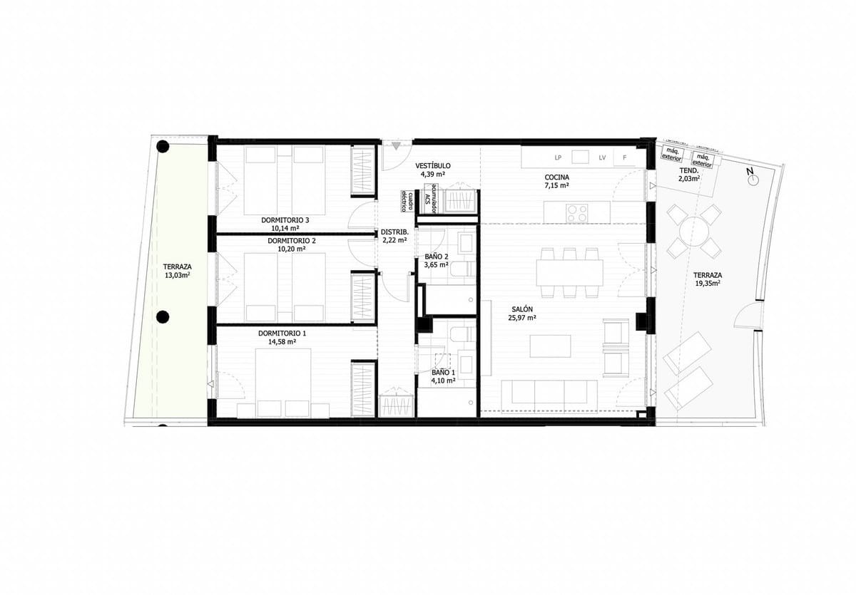 3 chambre Appartement à vendre à Mijas avec garage - 455 000 € (Ref: 9928102)