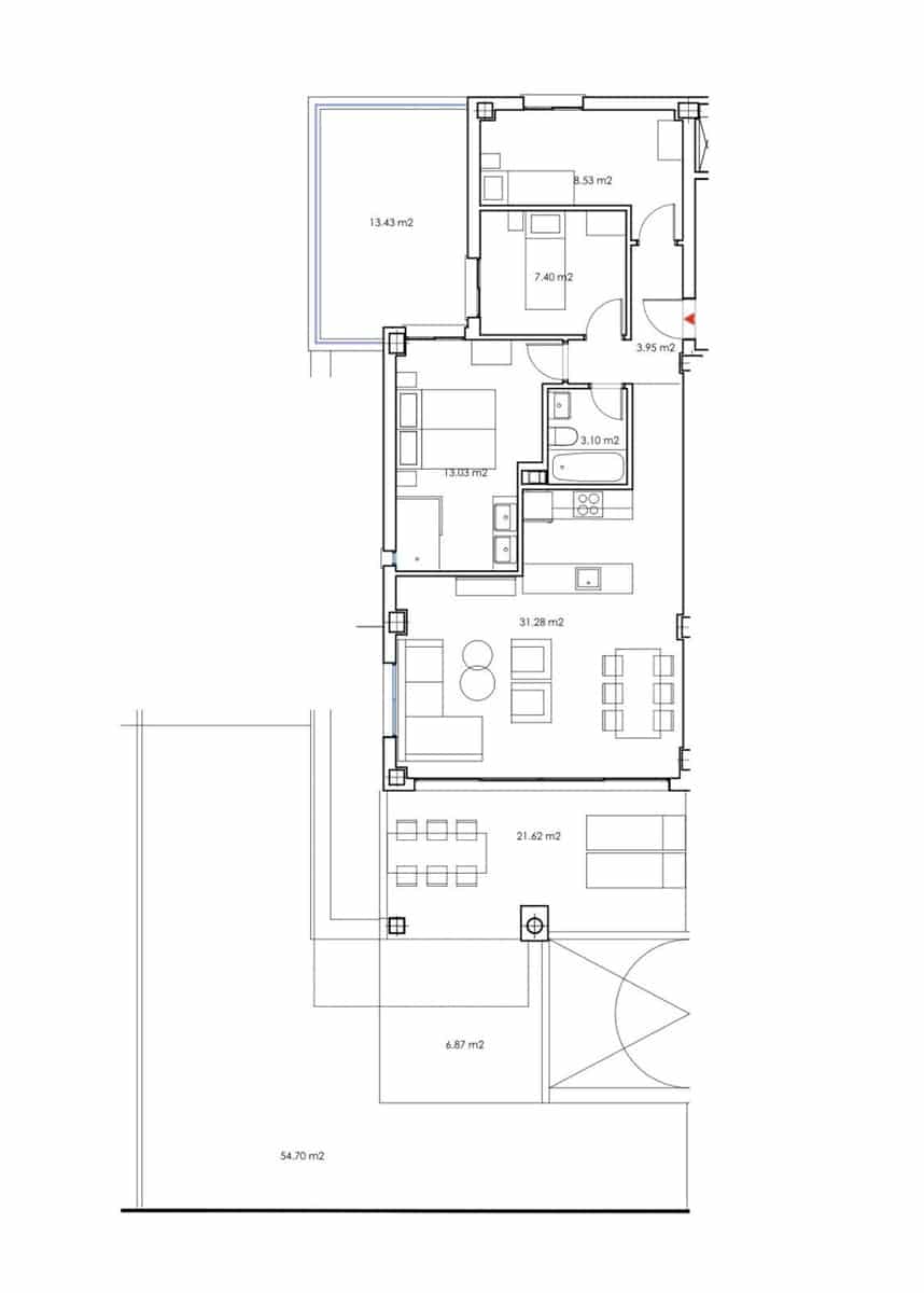 3 soveværelse Lejlighed til salg i Mijas med garage - € 450.000 (Ref: 9928108)