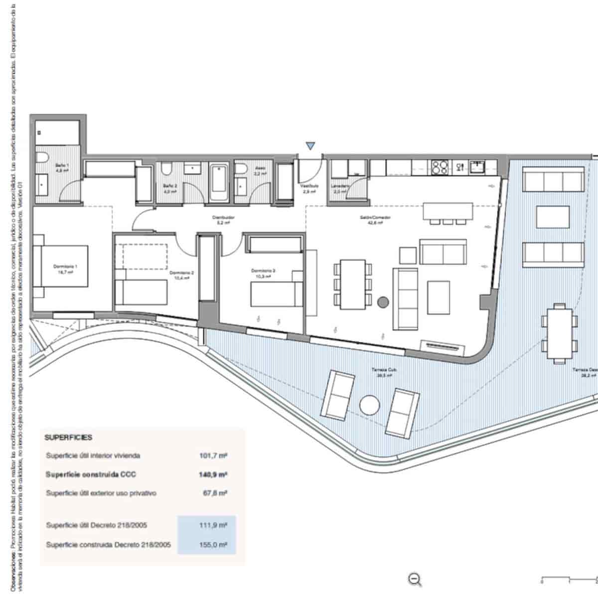 3 Zimmer Apartment zu verkaufen in Torremolinos mit Garage - 1.390.000 € (Ref: 9929913)