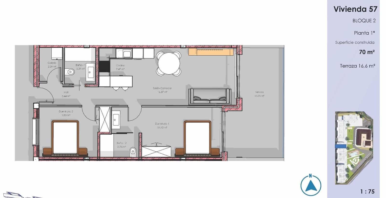 2 bedroom Apartment for sale in El Raso with pool garage - € 295,000 (Ref: 9824731)