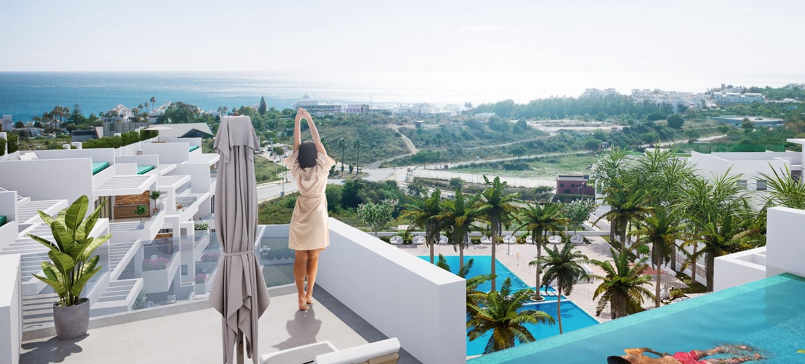 3 chambre Penthouse à vendre à Estepona avec piscine garage - 1 175 000 € (Ref: 10058749)