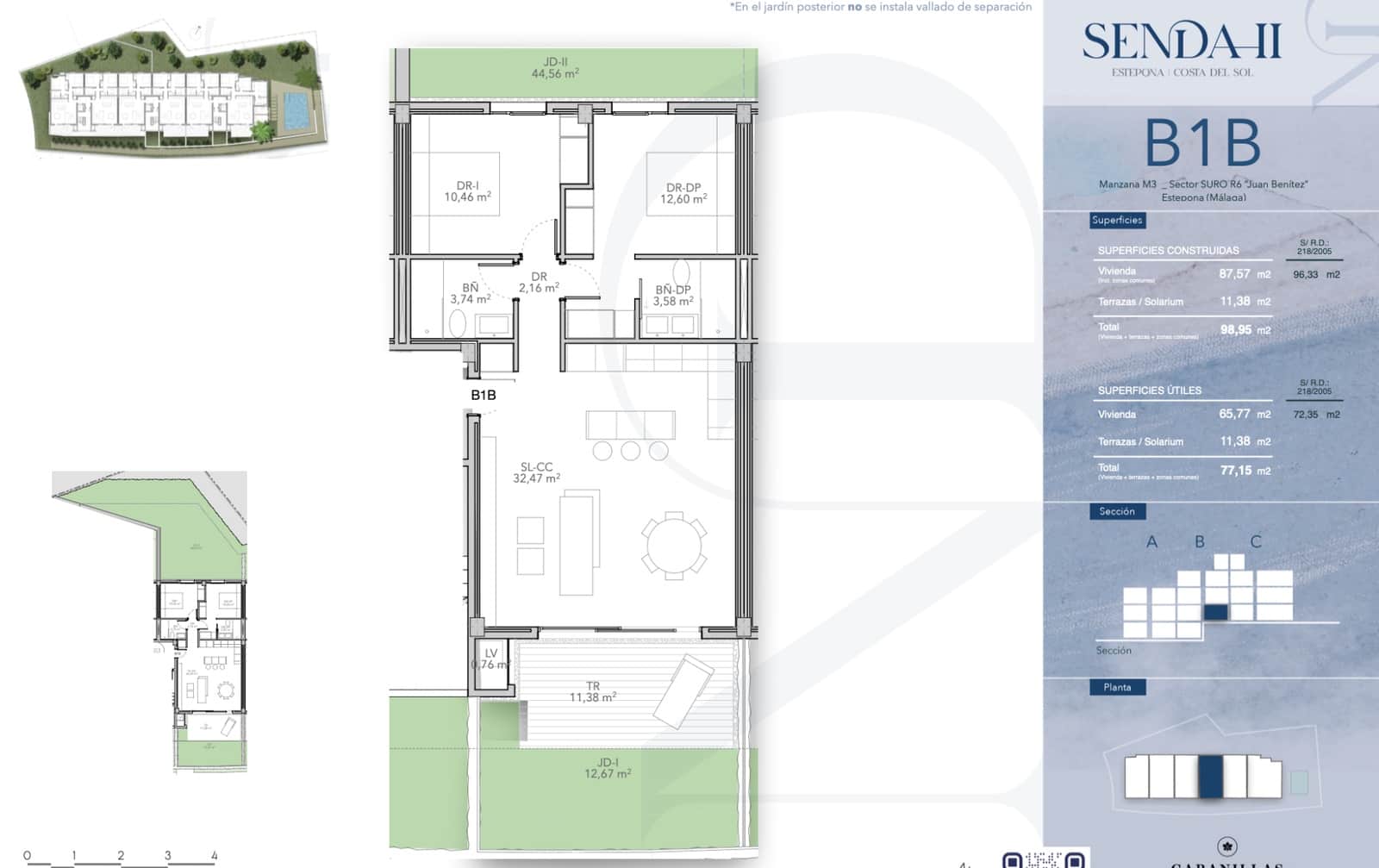 2 chambre Appartement à vendre à Estepona avec piscine garage - 425 000 € (Ref: 10091152)