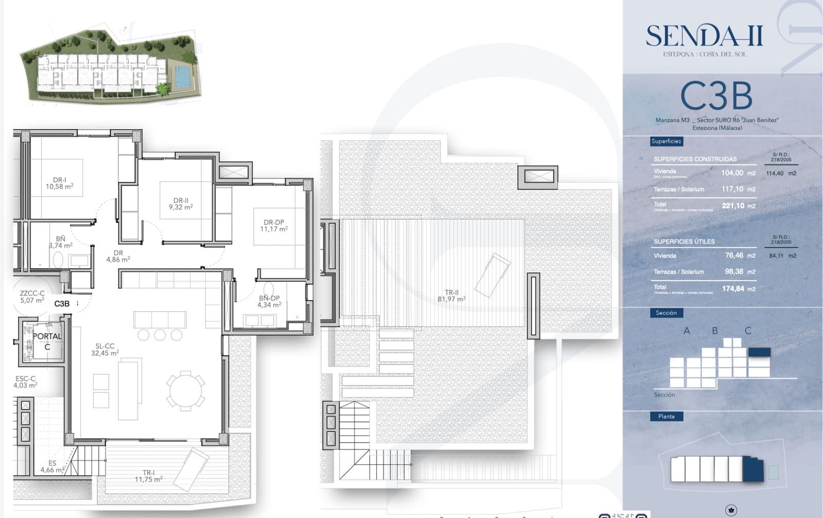 3 bedroom Penthouse for sale in Estepona with pool garage - € 585,000 (Ref: 10091154)