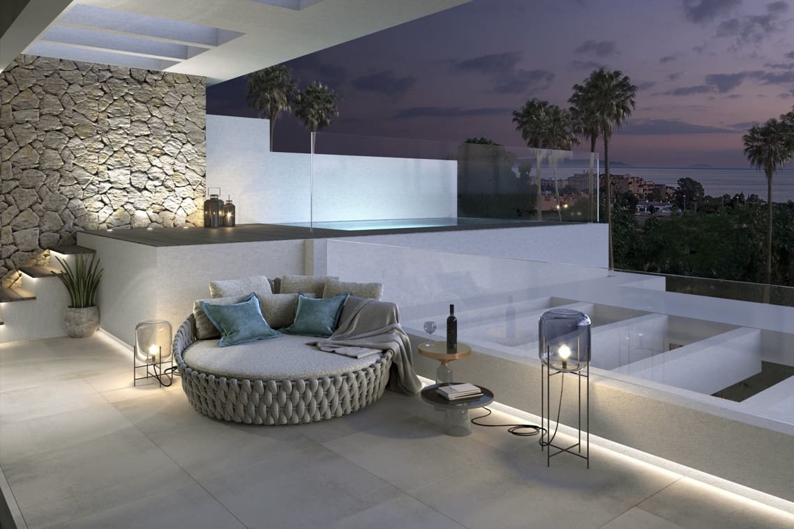 3 camera da letto Attico in vendita in New Golden Mile con piscina garage - 1.595.000 € (Rif: 10094379)
