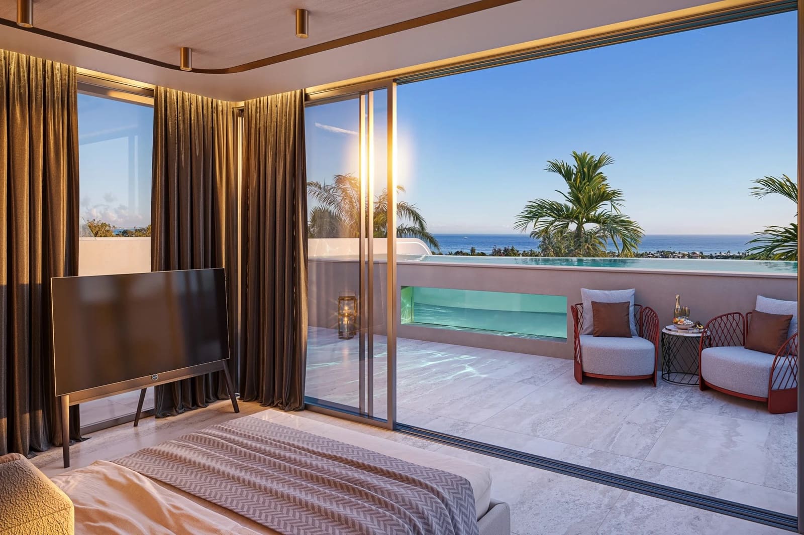 2 chambre Penthouse à vendre à Marbella avec piscine garage - 4 500 000 € (Ref: 10115577)