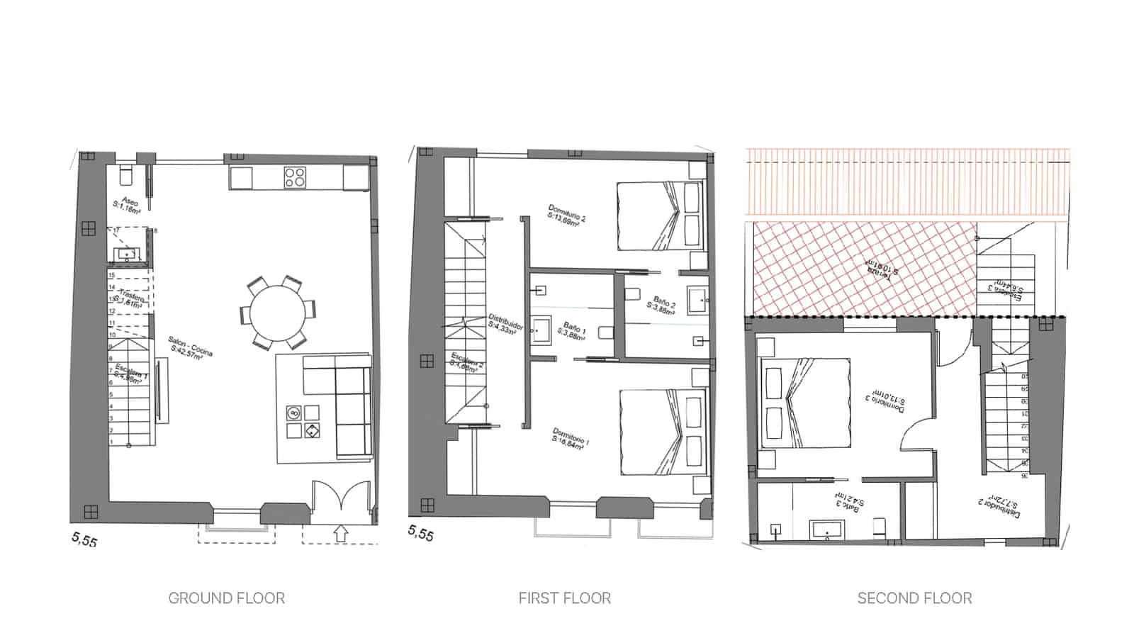 3 chambre Maison de Ville à vendre à Estepona - 850 000 € (Ref: 10119059)