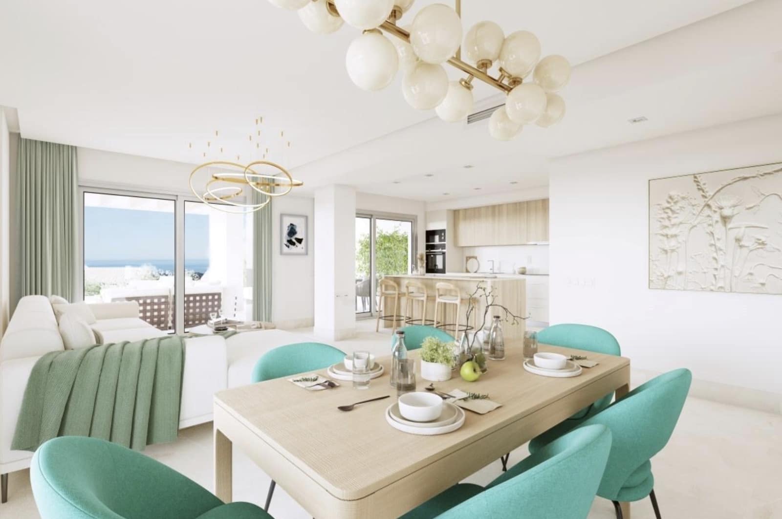 Apartamento de 3 habitaciones en Benahavís en venta con piscina garaje - 740.000 € (Ref: 8812437)