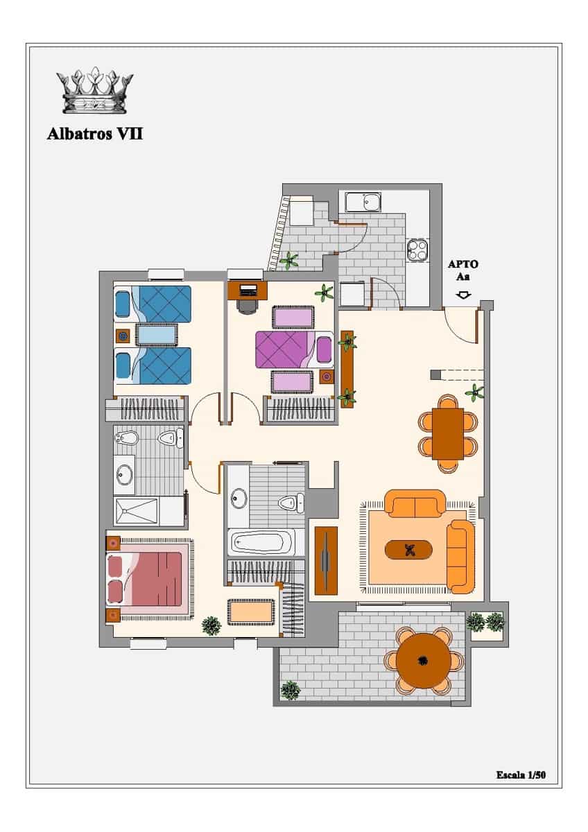 3 makuuhuone Huoneisto myytävänä paikassa Nueva Andalucia mukana 
autotalli - 400 000 € (Ref: 9468301)