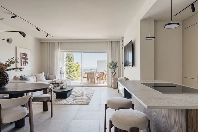 3 sypialnia Apartament na sprzedaż w Marbella z basenem garażem - 1 095 000 € (Ref: 9747756)