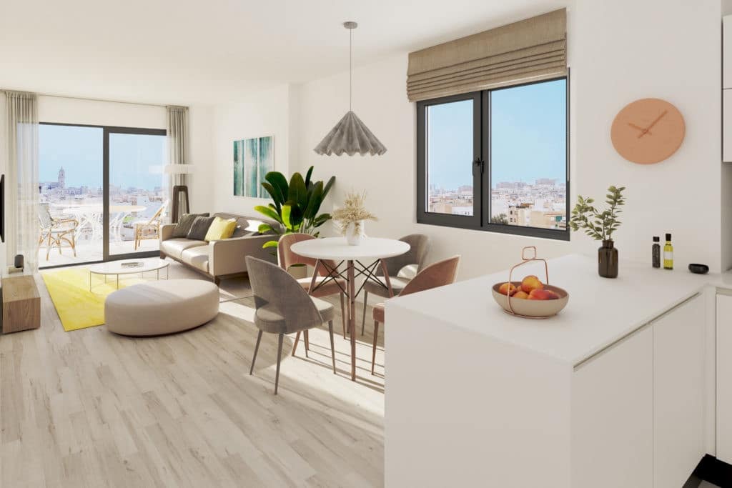 1 slaapkamer Appartement te koop in Malaga stad met zwembad garage - € 325.000 (Ref: 9880746)