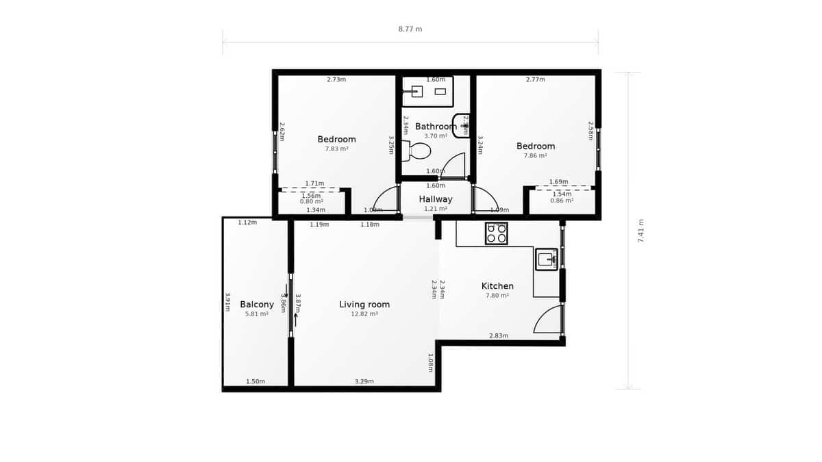 2 bedroom Apartment for sale in El Chaparral with pool - € 295,000 (Ref: 10004920)