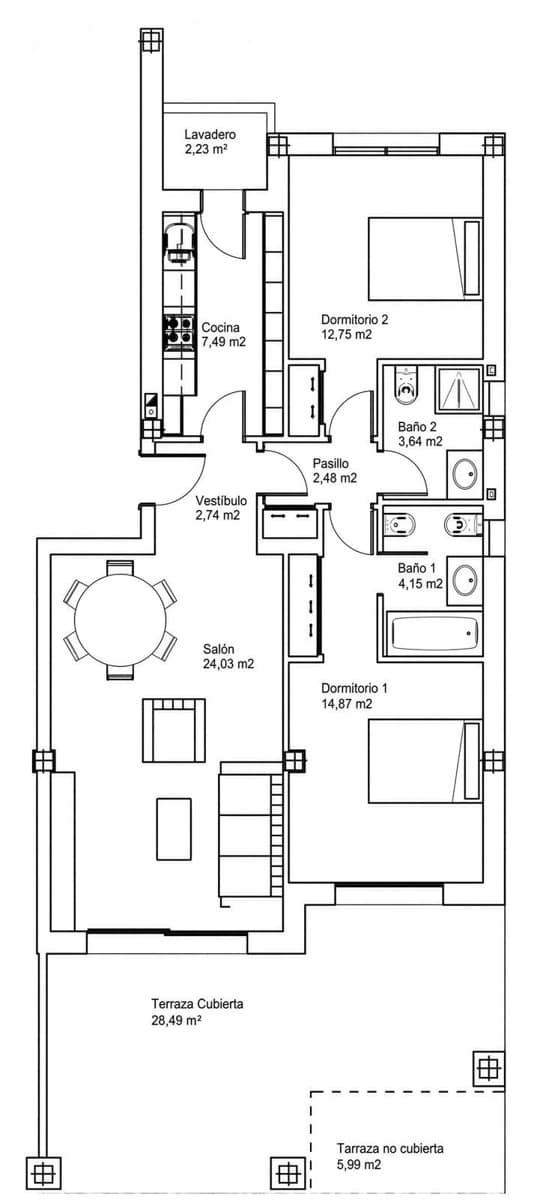 2 camera da letto Appartamento in vendita in Estepona con piscina garage - 663.000 € (Rif: 10016849)