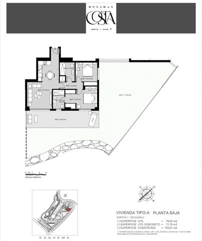 2 Zimmer Apartment zu verkaufen in El Chaparral, Mijas - 449.000 € (Ref: 10021736)