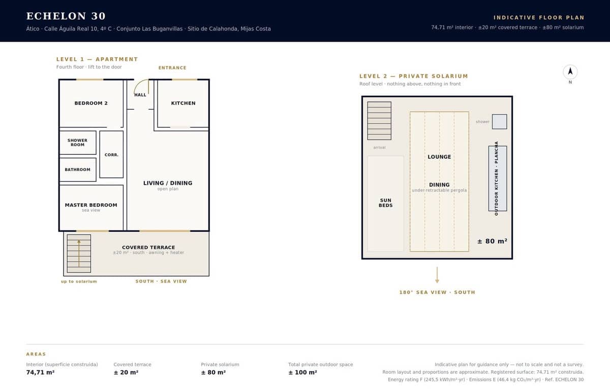 2 sovrum Lägenhet till salu i Calahonda med pool - 395 000 € (Ref: 10042230)