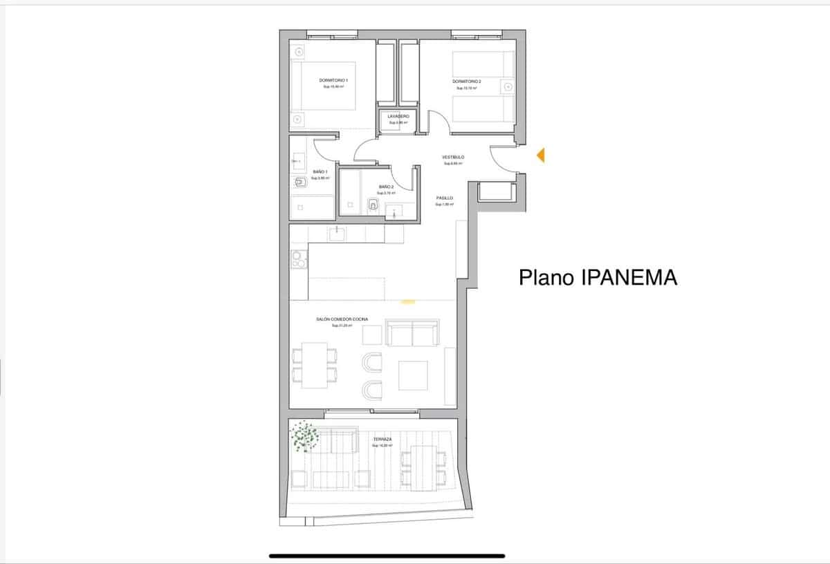 2 makuuhuone Huoneisto myytävänä paikassa Mijas Costa mukana uima-altaan 
autotalli - 545 000 € (Ref: 9237770)