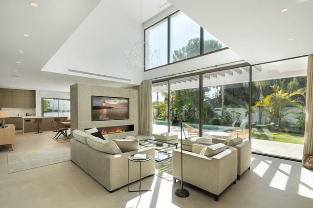 5 chambre Villa/Maison Semi-Mitoyenne à vendre à Golden Mile, Marbella avec piscine garage - 4 950 000 € (Ref: 9604966)