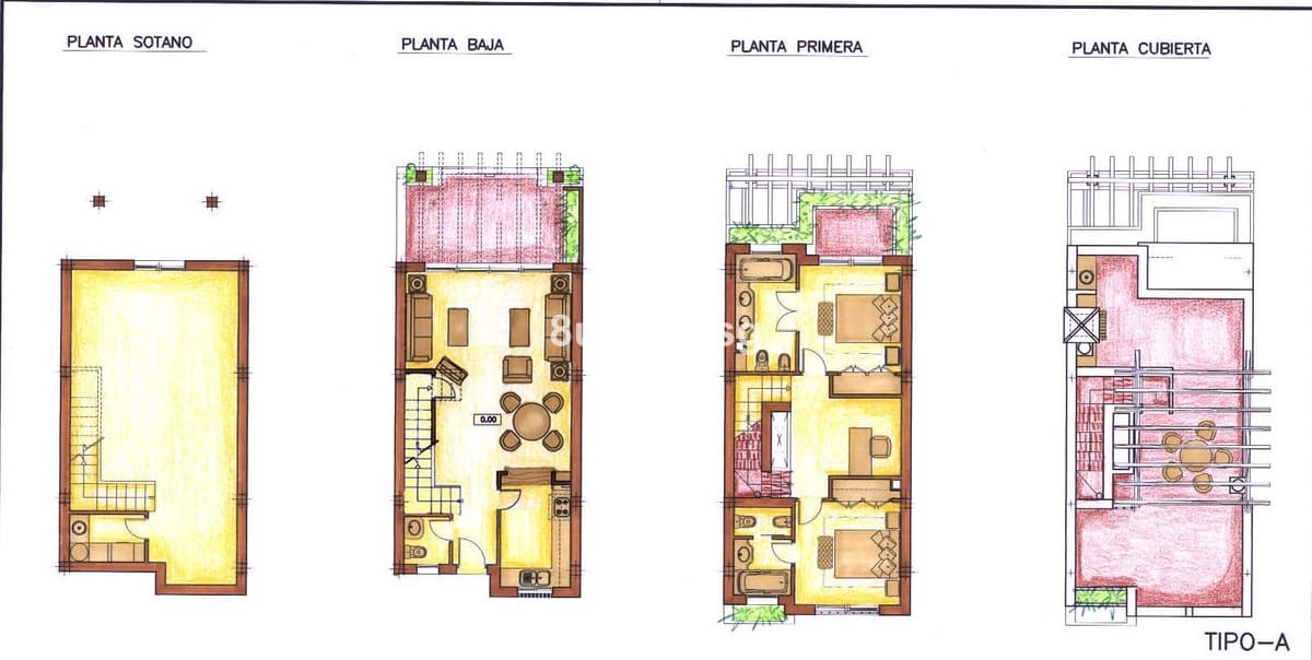 2 soveværelse Byhus til salg i Manilva med swimmingpool garage - € 479.000 (Ref: 9694150)