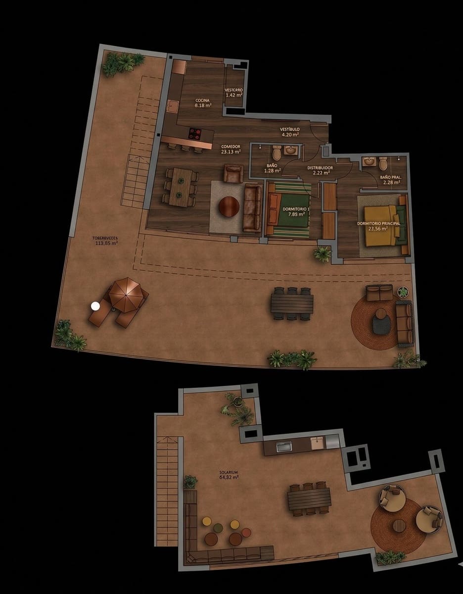 2 chambre Penthouse à vendre à Mijas avec piscine garage - 795 000 € (Ref: 9753551)