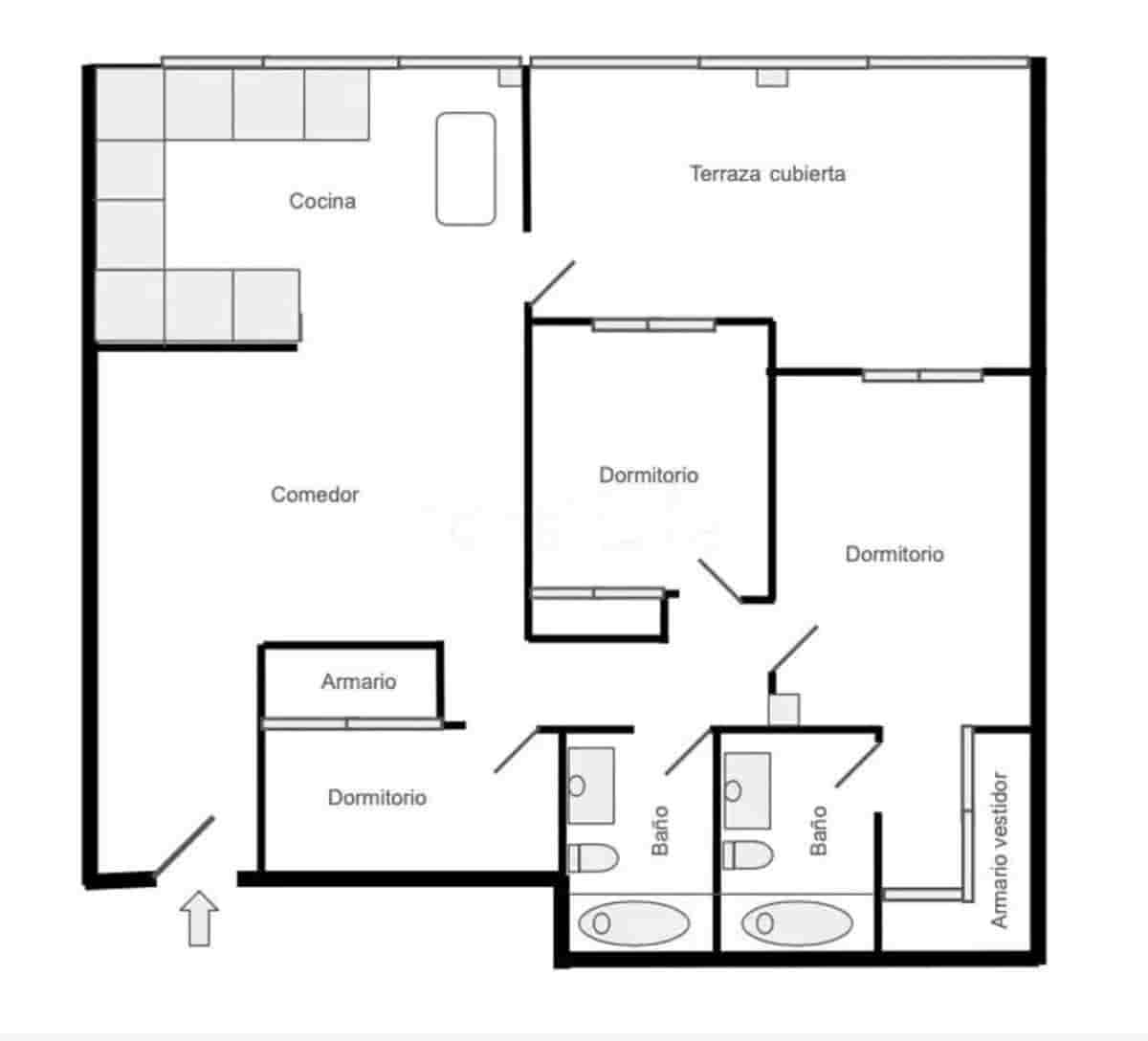 3 slaapkamer Penthouse te koop in Marbella met zwembad garage - € 520.000 (Ref: 9757822)