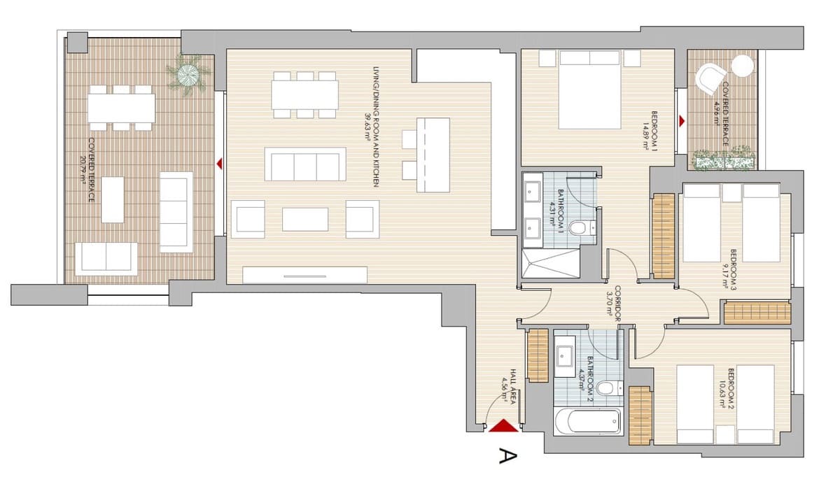 3 bedroom Apartment for sale in Benalmadena with pool garage - € 585,000 (Ref: 9838186)