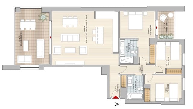 3 sypialnia Apartament na sprzedaż w Benalmádena z basenem garażem - 585 000 € (Ref: 9838186)