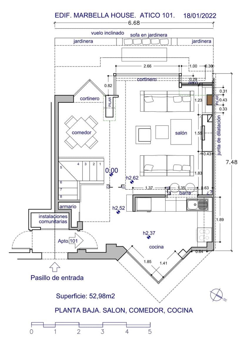 2 soverom Penthouse til salgs i Marbella med svømmebasseng garasje - € 1 160 000 (Ref: 9848046)