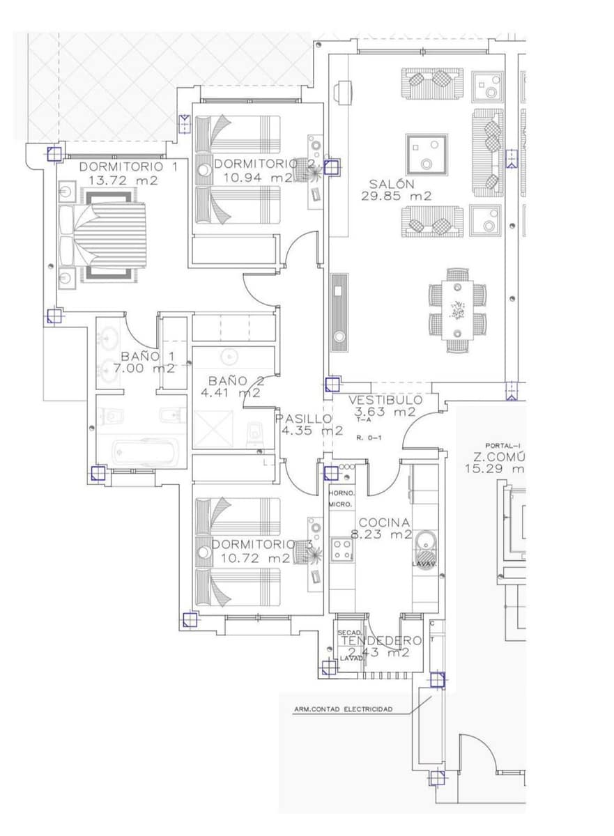 Apartamento de 3 habitaciones en Estepona en venta con piscina garaje - 419.000 € (Ref: 9860917)