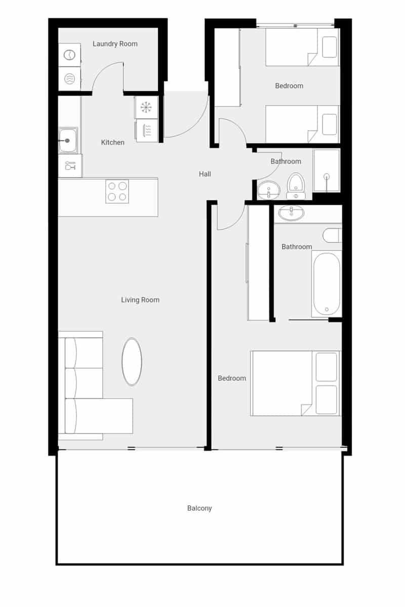 2 Zimmer Penthouse zu verkaufen in Fuengirola mit Pool Garage - 809.000 € (Ref: 9894757)