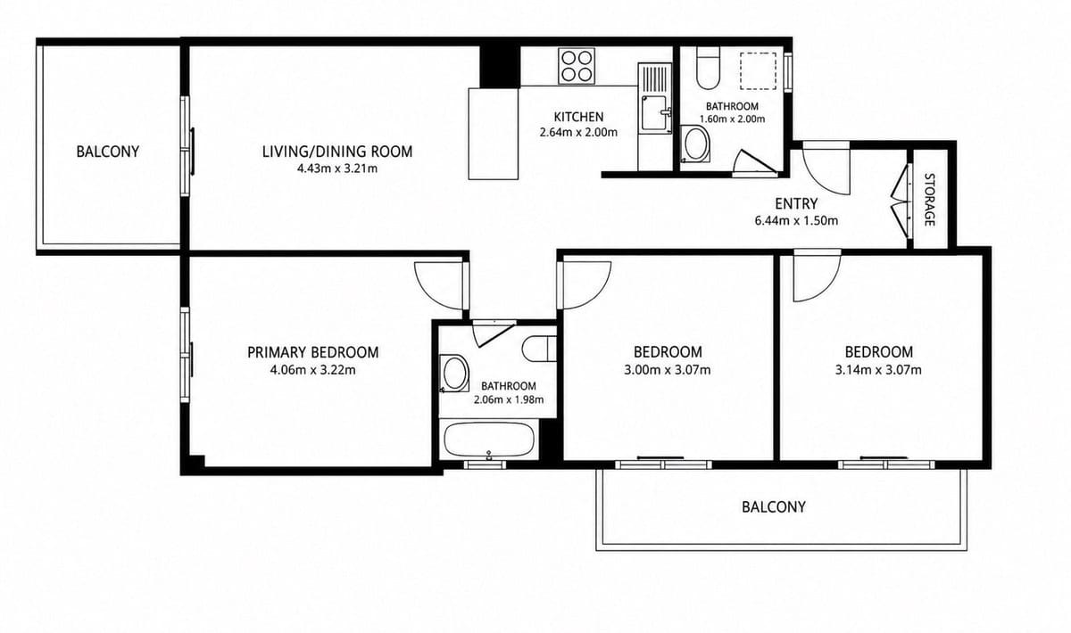 Apartamento de 3 habitaciones en Punta de la Chullera en venta con piscina - 265.000 € (Ref: 9971844)