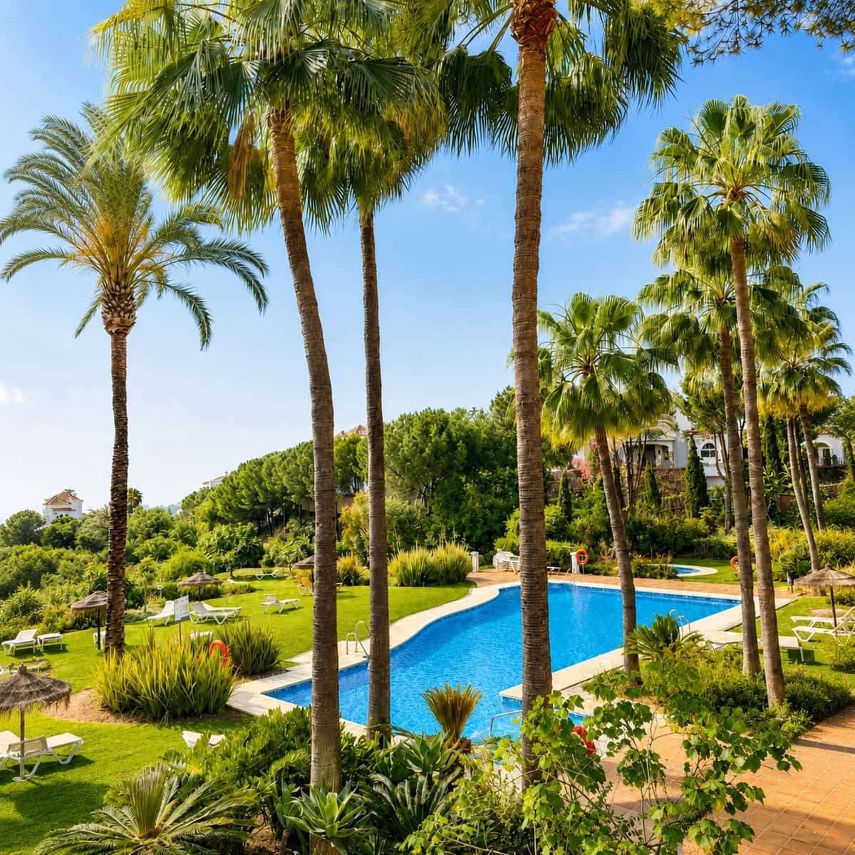2 sovrum Lägenhet till salu i Benahavis med pool - 449 000 € (Ref: 9972654)