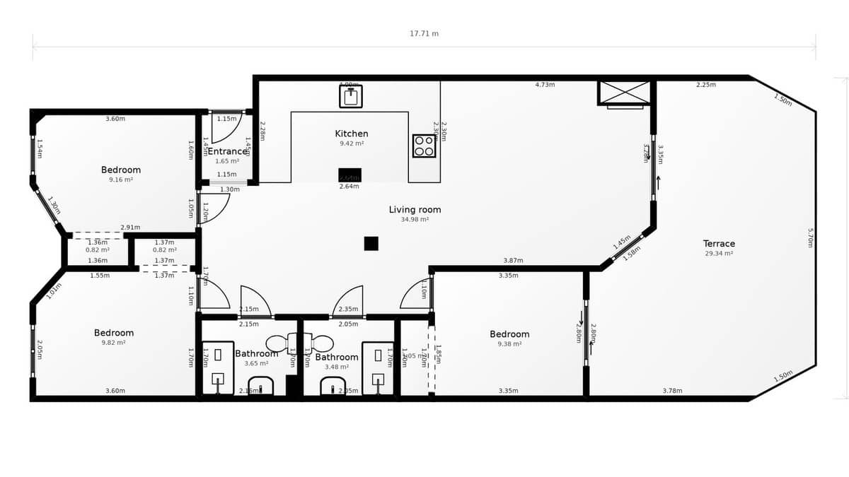 3 quarto Apartamento para venda em Calahonda com piscina - 549 000 € (Ref: 9974018)