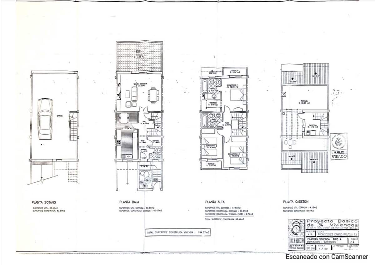 3 soverom Kjedet enebolig til salgs i Estepona med garasje - € 740 000 (Ref: 9976304)