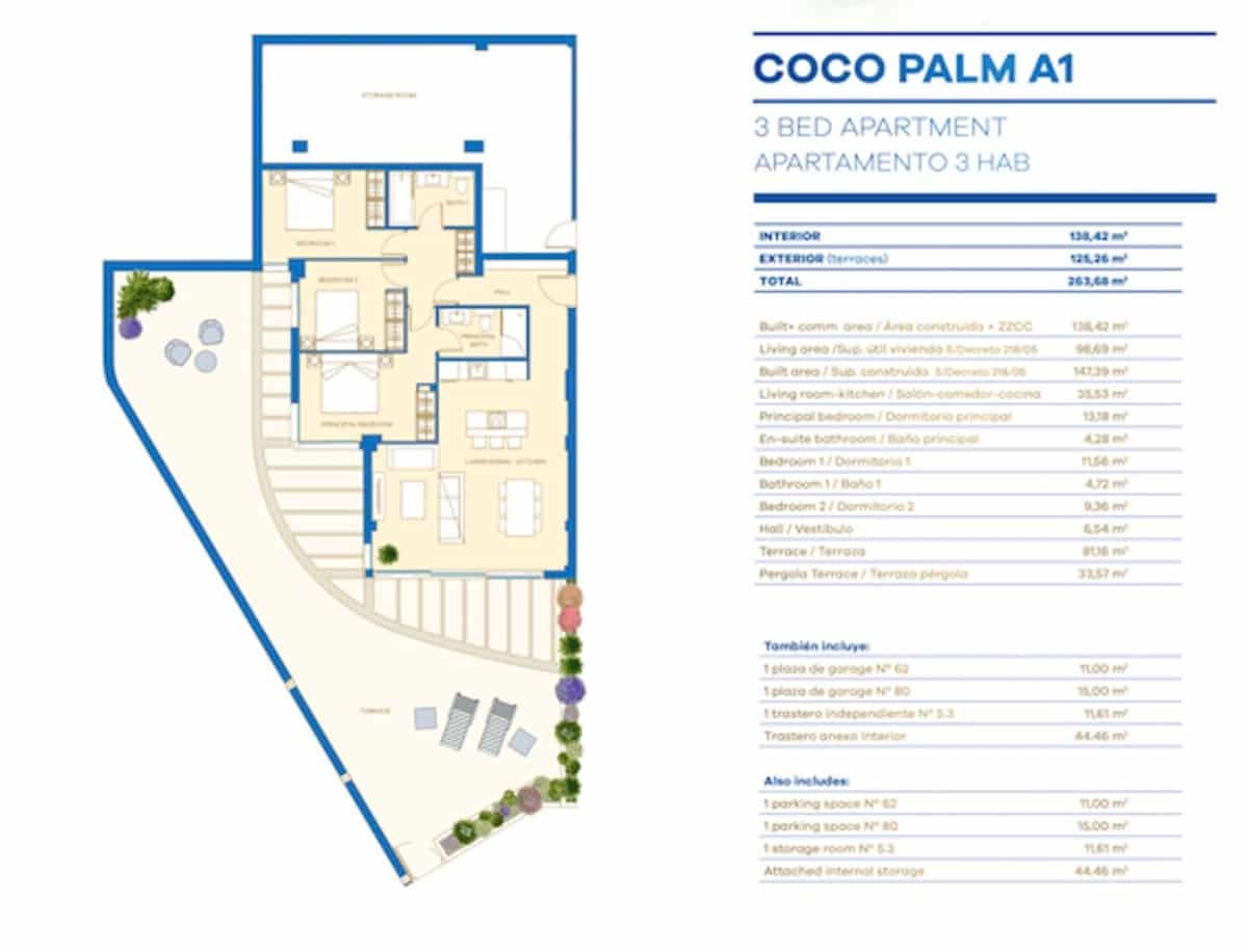 Apartamento de 3 habitaciones en La Cala de Mijas en venta con piscina - 795.000 € (Ref: 9985902)
