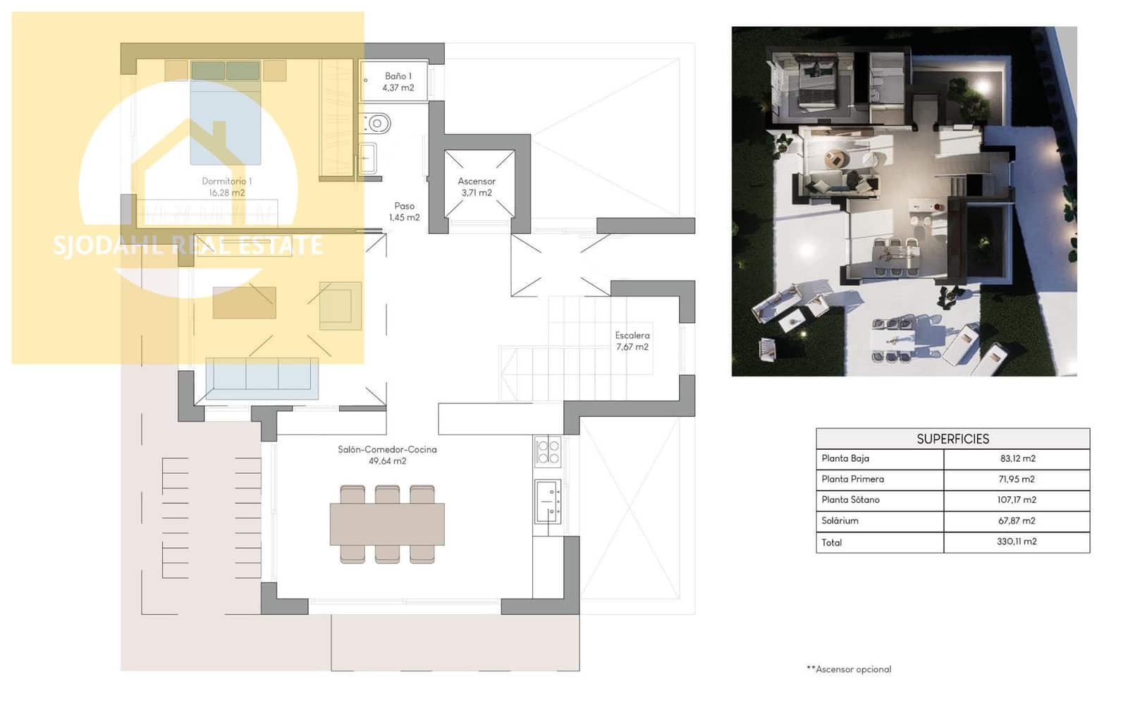 3 sovrum Villa till salu i Finestrat med pool garage - 854 900 € (Ref: 9218740)